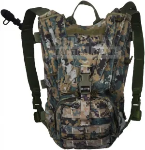 Tactical Molle Hydration Pack Military Hydration Backpack Hiking Hunting Airsoft Hydration Carrier with 3l Water Storage Bladder Bag