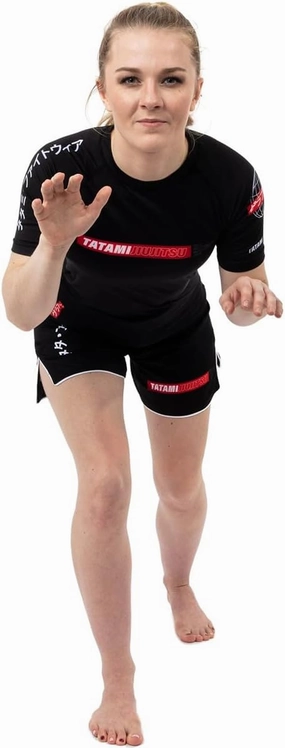 Tatami Fightwear Women's Global Short Sleeve Rashguard - Black