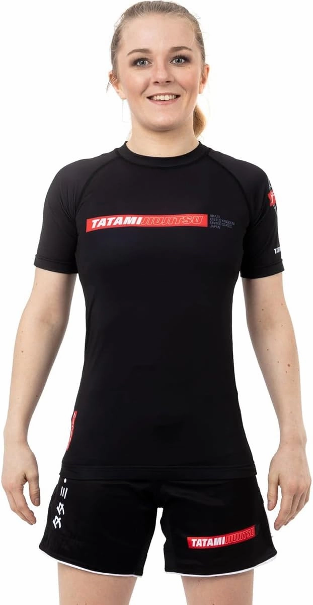 Tatami Fightwear Women's Global Short Sleeve Rashguard - Black