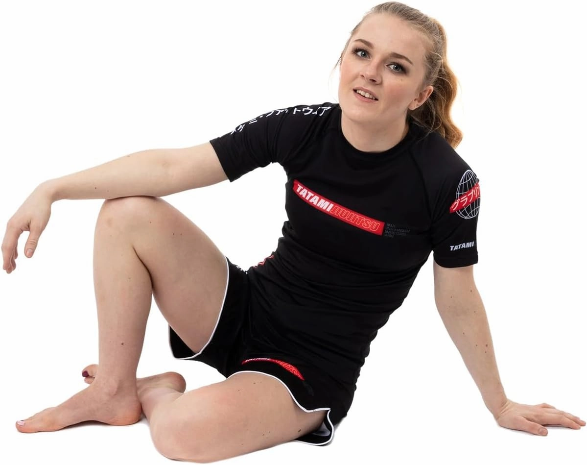 Tatami Fightwear Women's Global Short Sleeve Rashguard - Black