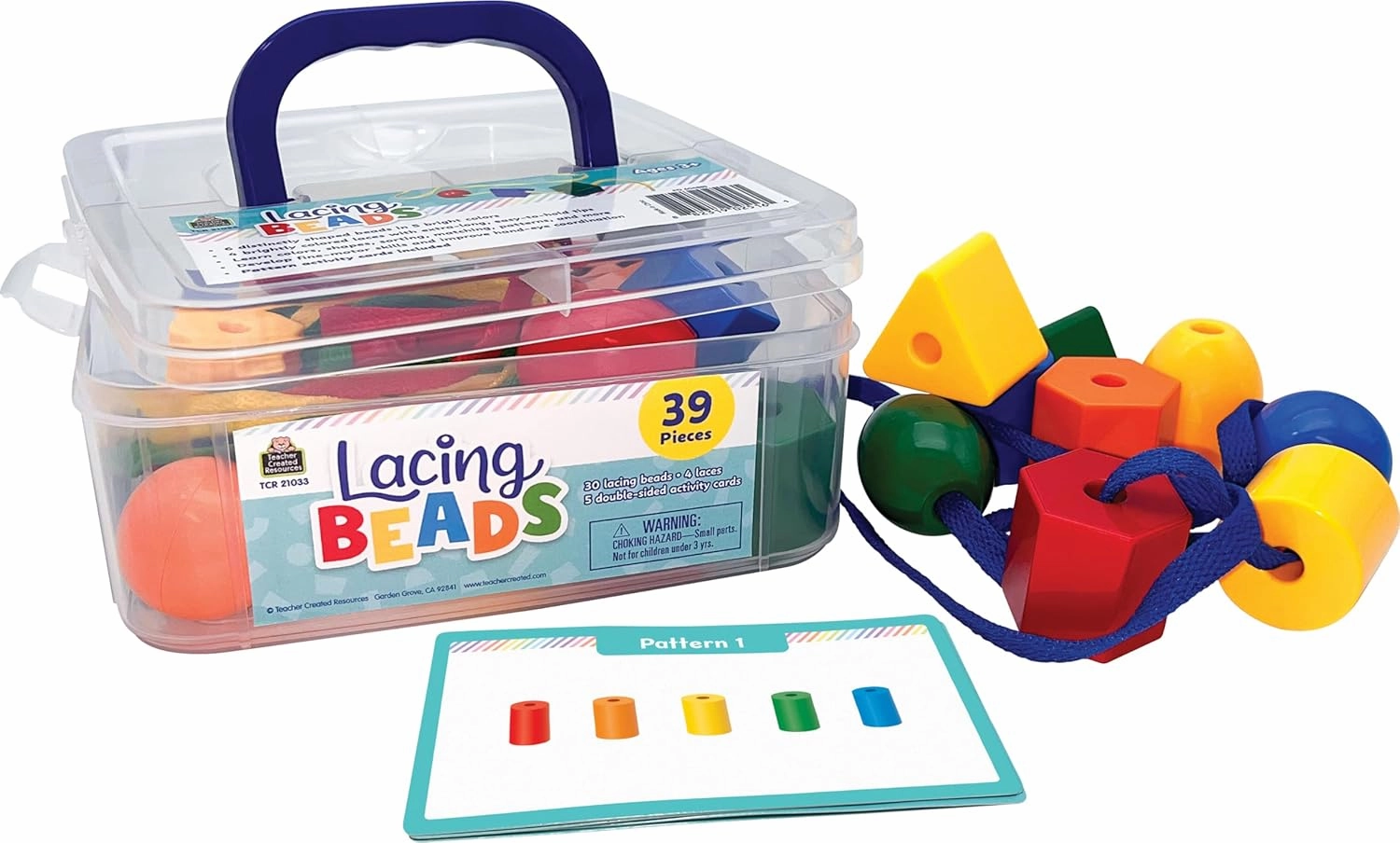 Teacher Created Resources Lacing Beads (TCR21033)