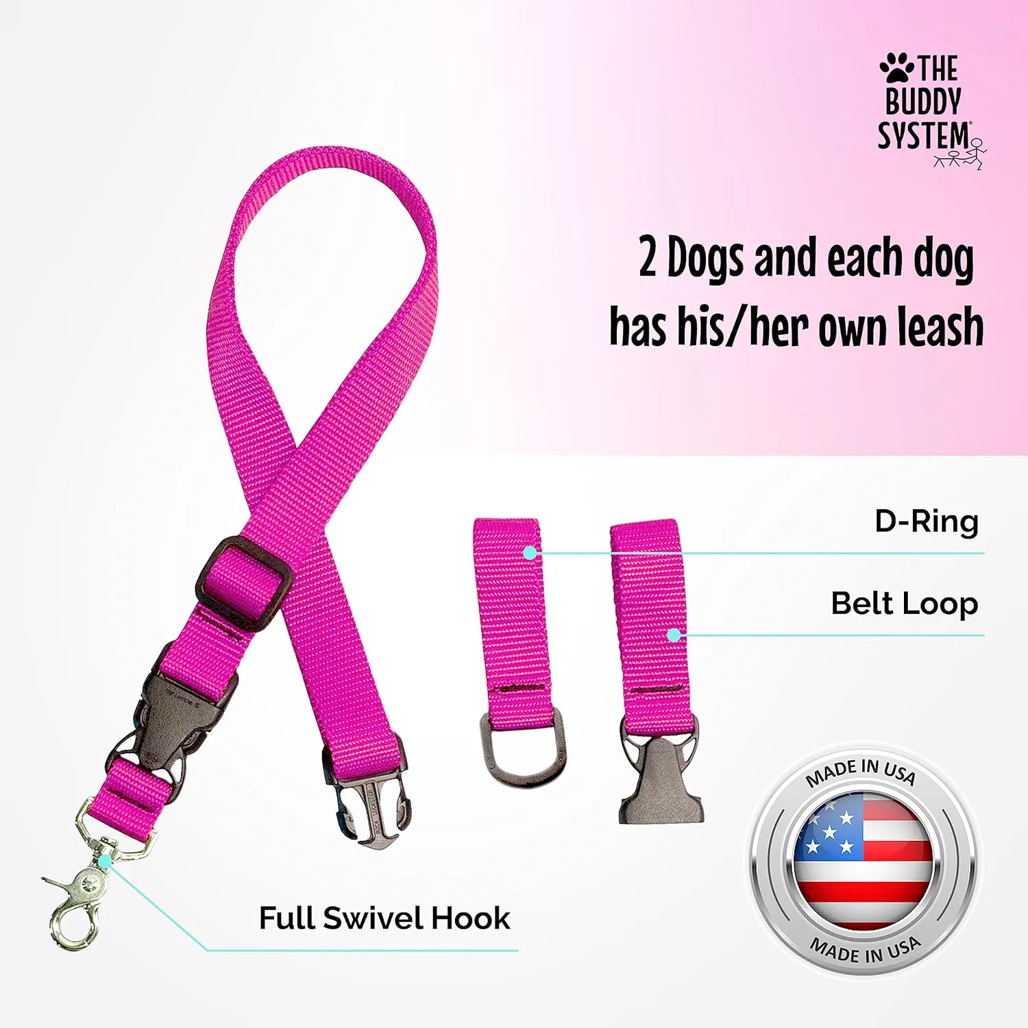 The Buddy System Extra Buddy Regular Pink