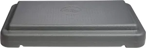 The Step (Made in USA) 4 Inch Stackable Aerobic Exercise Platform (Grey) with Non-Slip Surface and Nonskid Feet to Prevent Sliding