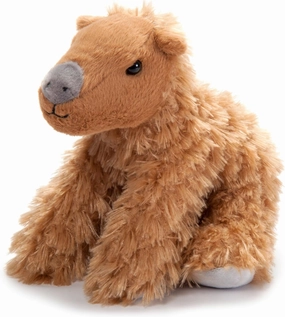 The Petting Zoo Capybara Stuffed Animal Plushie, Gifts for Kids, Wild Onez Wildlife Animals, Capybara Plush Toy, 9 inches