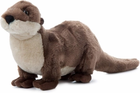 The Petting Zoo River Otter Stuffed Animal, Gifts for Kids, Wild Onez Zoo Animals, Running Plush Toy 18 Inches