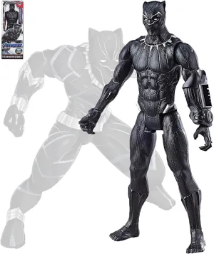 TheAvengers Titan Hero Series Black Panther 12'' Action Figure from Movie Endgame