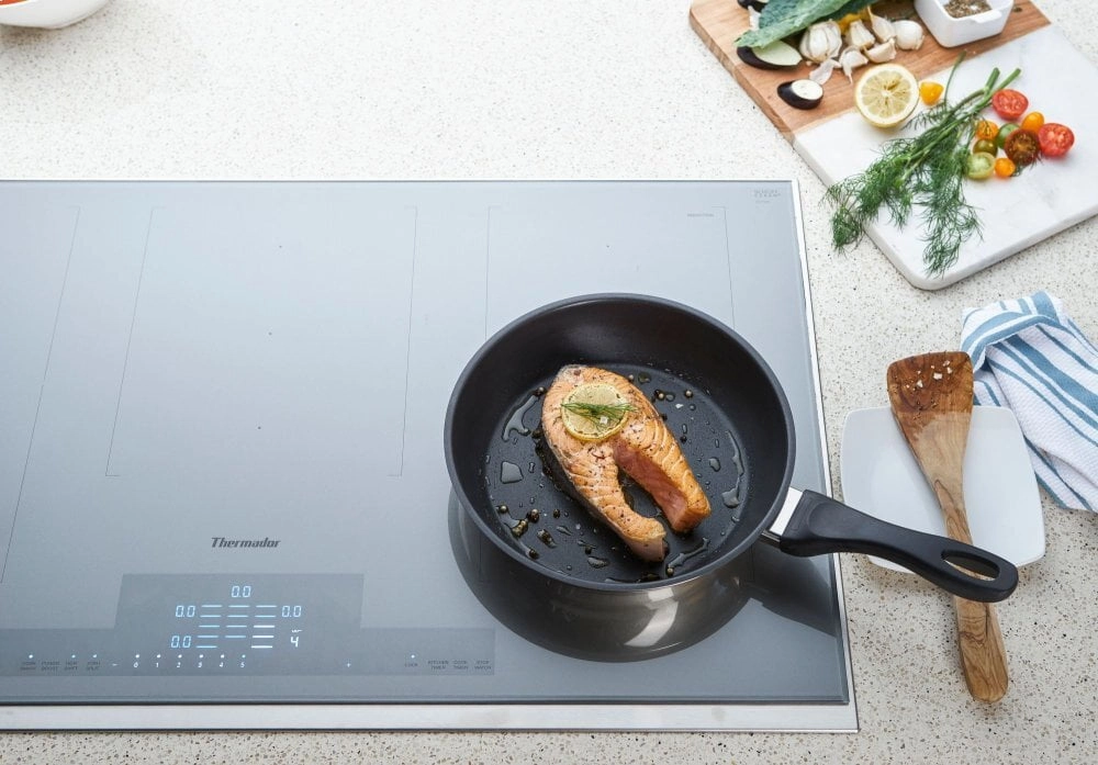 Thermador CIT367XMS 36-Inch Masterpiece® Liberty® Induction Cooktop, Silver Mirrored, Framed