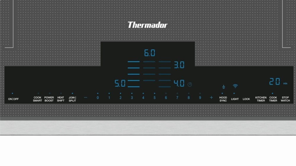Thermador CIT367XMS 36-Inch Masterpiece® Liberty® Induction Cooktop, Silver Mirrored, Framed