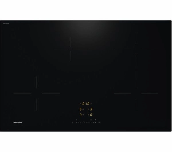 TieDex UK MIELE KM7373FL 80 cm Electric Induction Smart Hob - Black