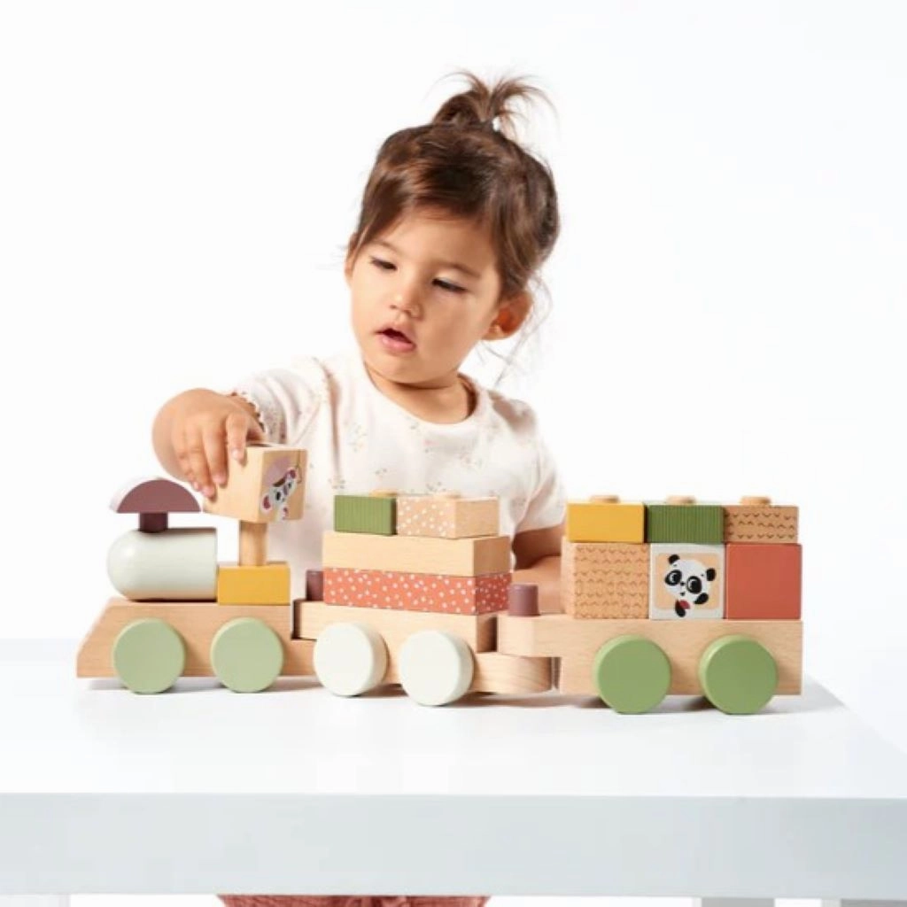 TINY LOVE BOHO CHIC WOODEN STACKING TRAIN