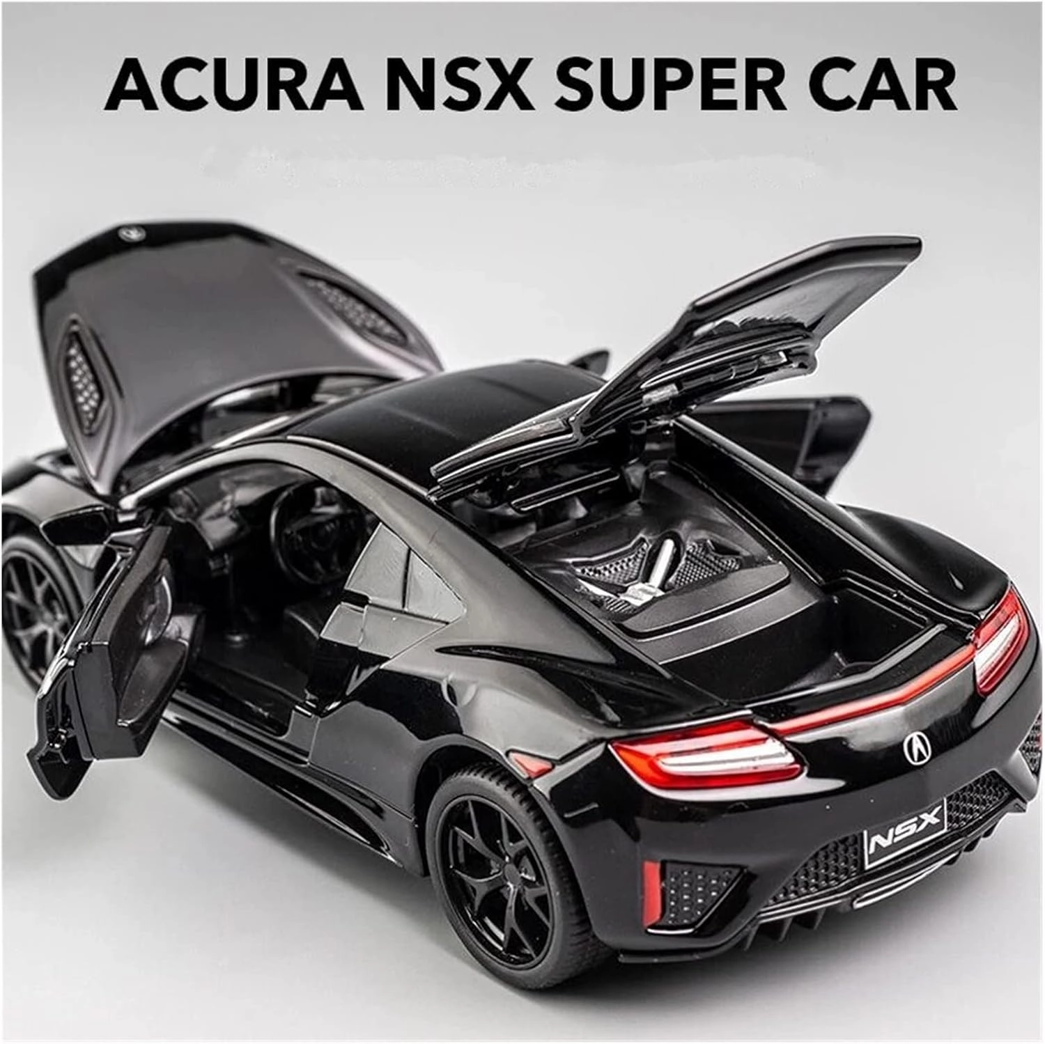 Toy car Model 1:32 for Acura NSX Alloy Sports Car Diecasts Toy with Sound and Light Collection Toy Gift (Color : C3)
