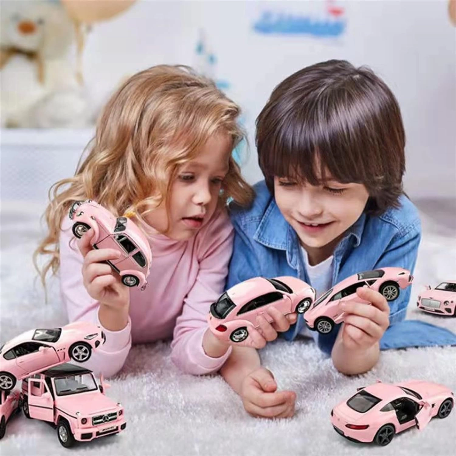 Toy car Model 1:36 for Beatle Alloy Diecasts Model Cars Collection Pull Back Toy Kids Christmas Birthday Gifts (Color : J10)