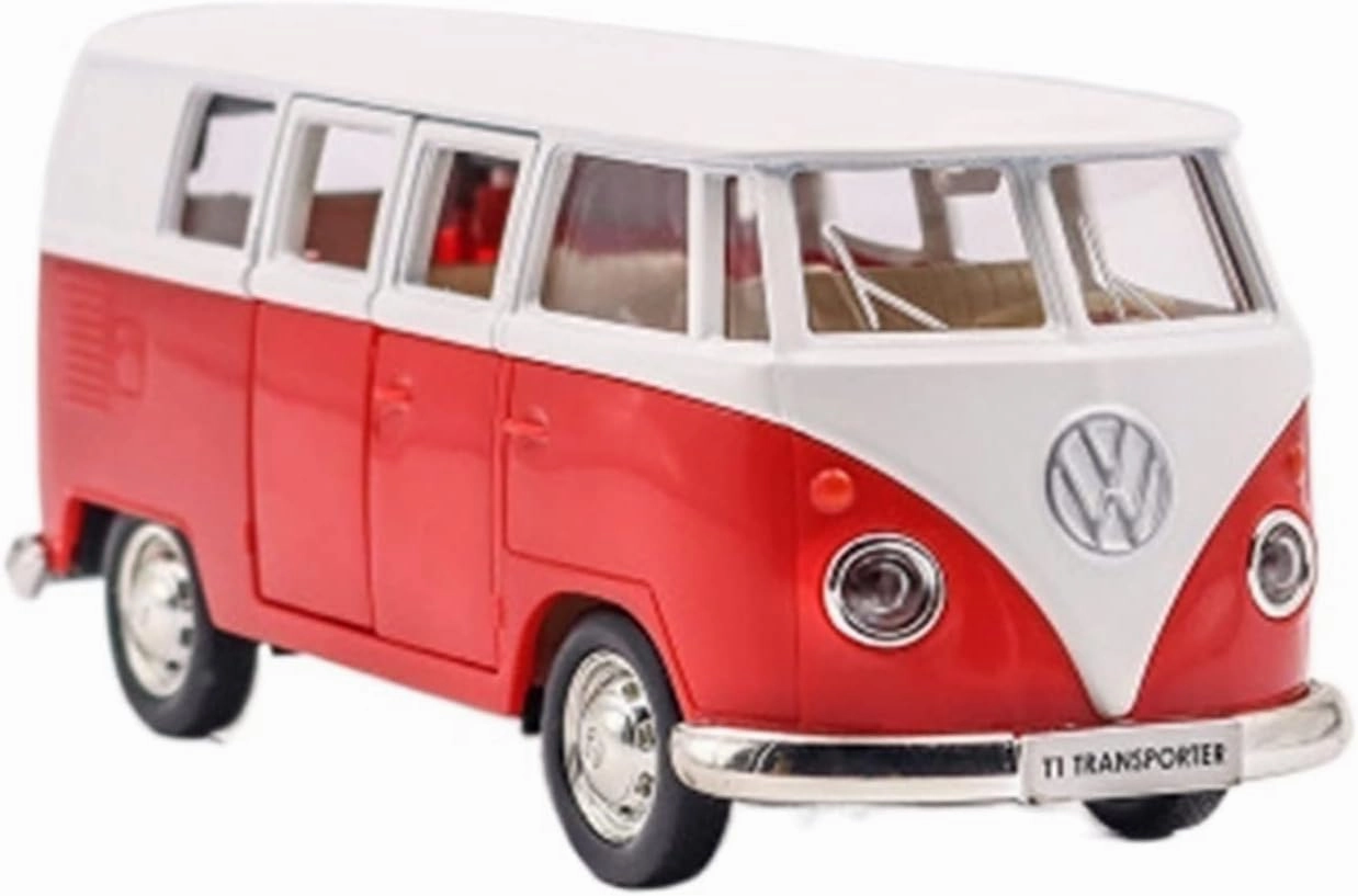 Toy car Model 1/36 for Volkswagens T1 Alloy Bus Car Model Diecast Toy High Simulation Collection Toys Gift (Color : G7)
