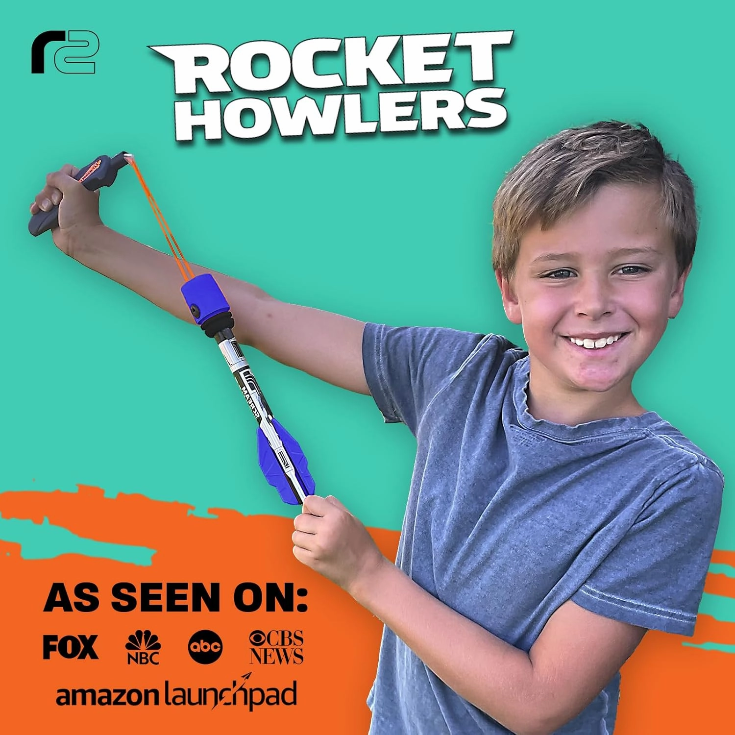 Toy Rocket Launcher for Kids: Best Outdoor Toys Slingshot Rockets Launchers Air Foam Rockets Games for Boys & Girls All Ages. Party Favor Beach Games & Great Gifts for Ages 8 9 10 11 & Up