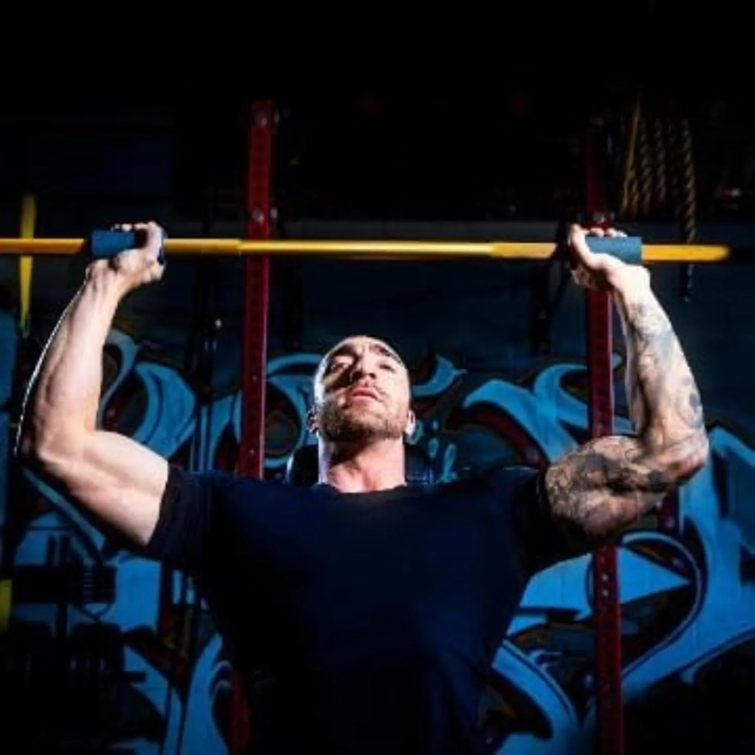 Tribus Thick Grips for Barbells Dumbbells | Thick Dumbbell Grips | Extreme Arms & Forearms Builder - Grip Strength