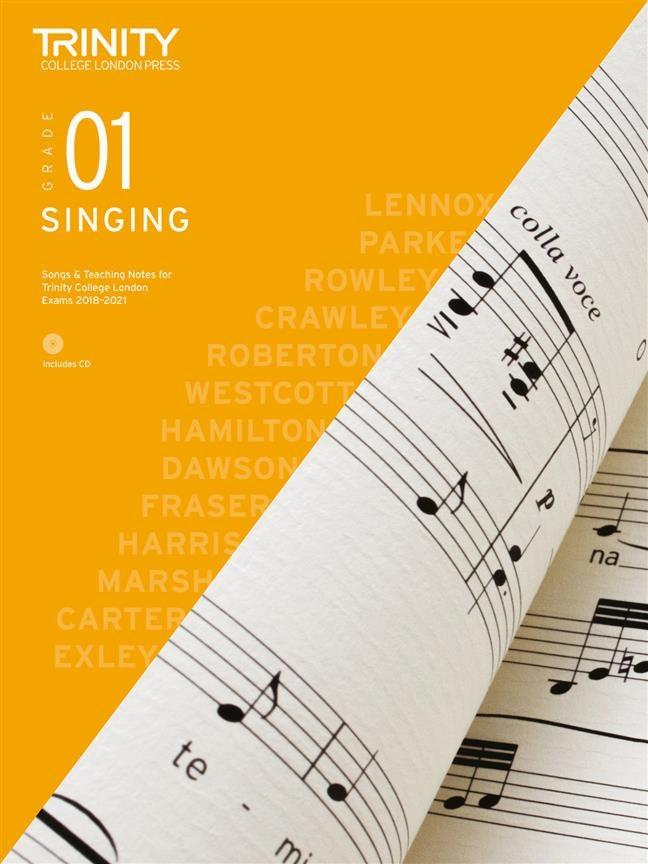 Trinity Singing 2018-21, Grade 1 Book/CD