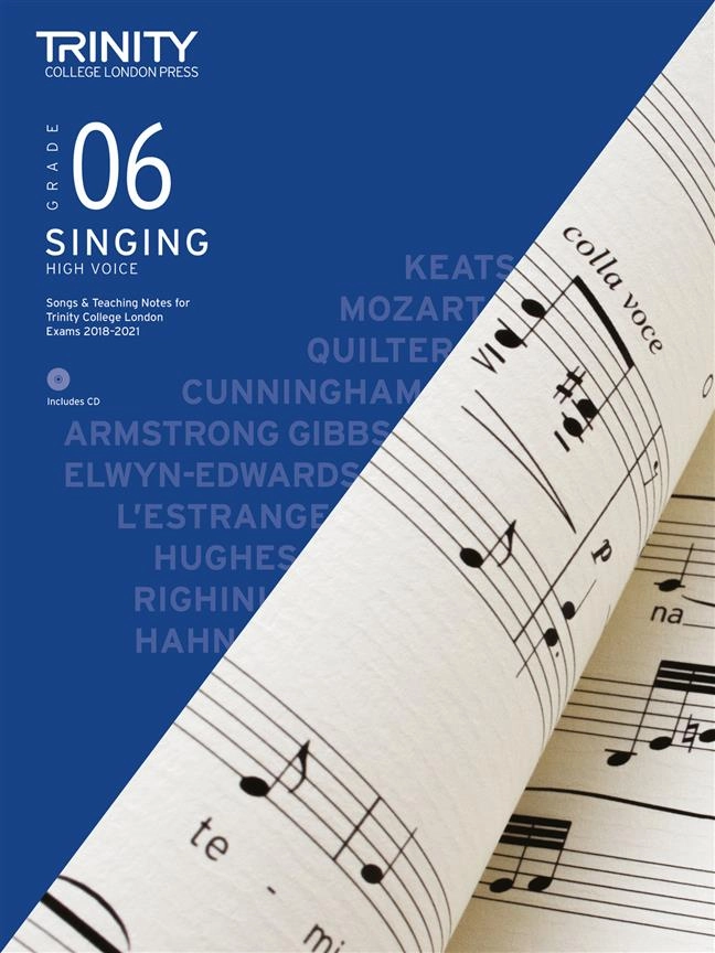 Trinity Singing 2018-21, Grade 6 High Voice Book/CD