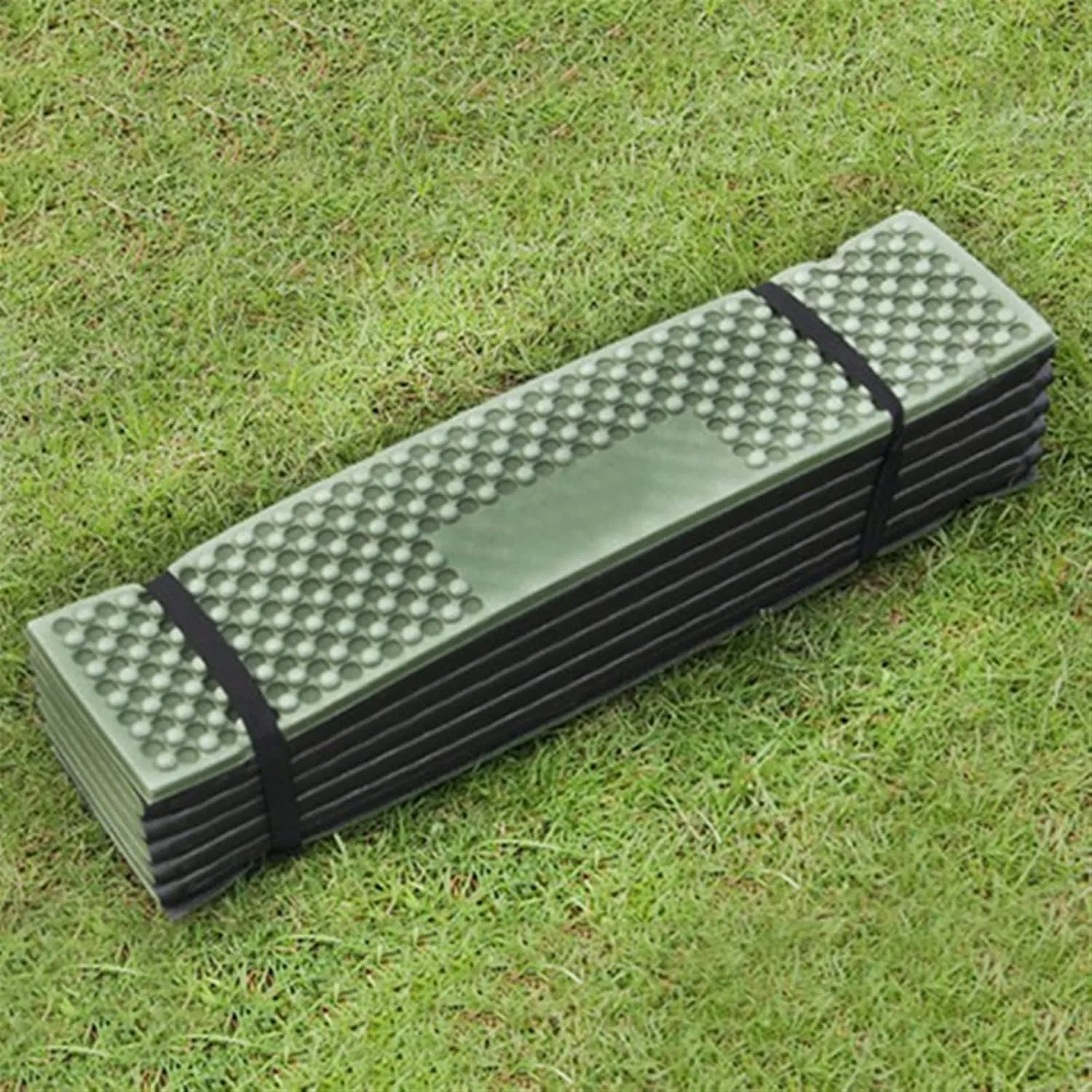 Ultra Light Foam Camping Mat - Moisture-Proof Mattress for Picnic, Yoga, Hiking, and Beach (Color : Orange)