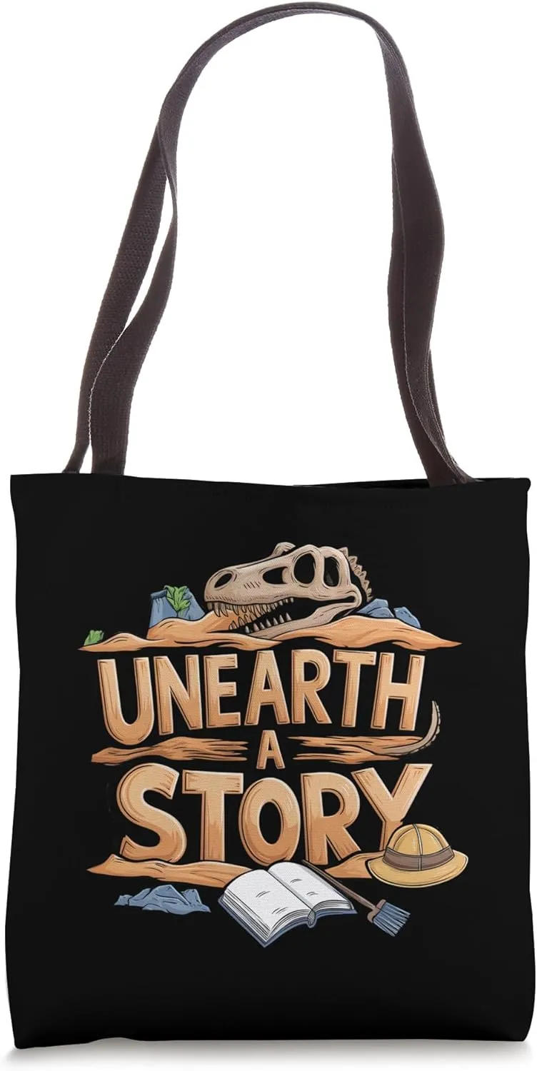 Unearth A Story 2026 Reading Tote Bag