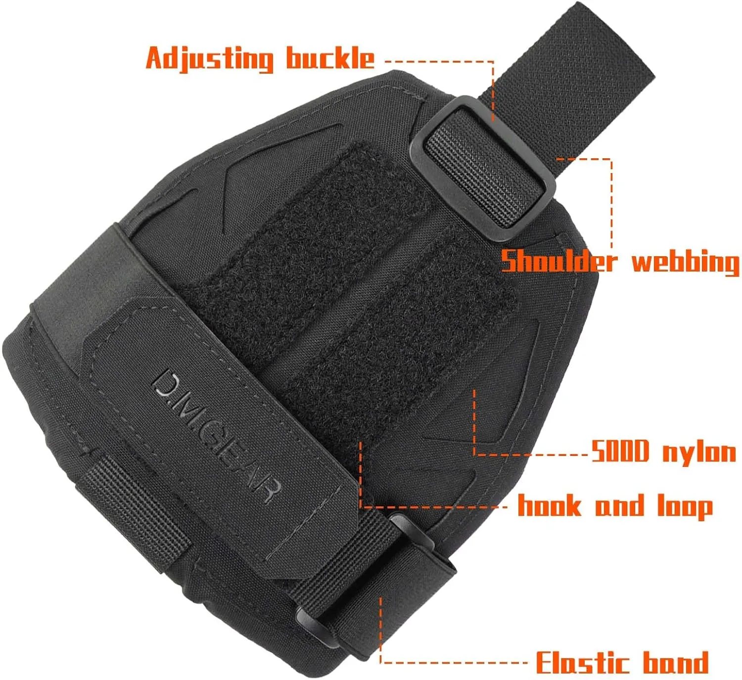 Universal Shoulder Pads Shoulder Armor Tactical Hunting Gear Equipment Vest Accessory Shoulder Protector Molle 500D Nylon,Tactical Body Armor,Shoulder Guard