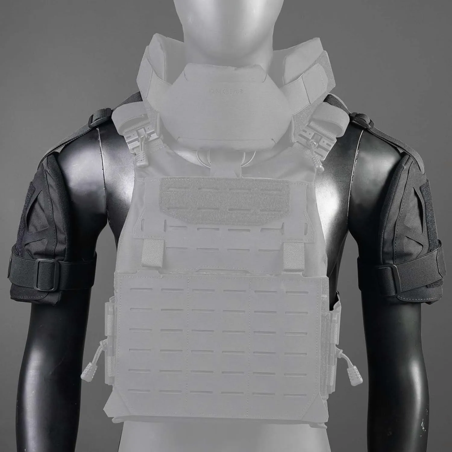 Universal Shoulder Pads Shoulder Armor Tactical Hunting Gear Equipment Vest Accessory Shoulder Protector Molle 500D Nylon,Tactical Body Armor,Shoulder Guard