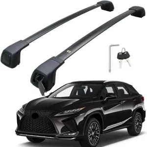 Upgraded Cargo Racks for 2016-2022 Lexus RX RX350 RX450H RX350L RX450HL Roof Rack Cross Bars Rail Luggage Carrier Lockable Accessories