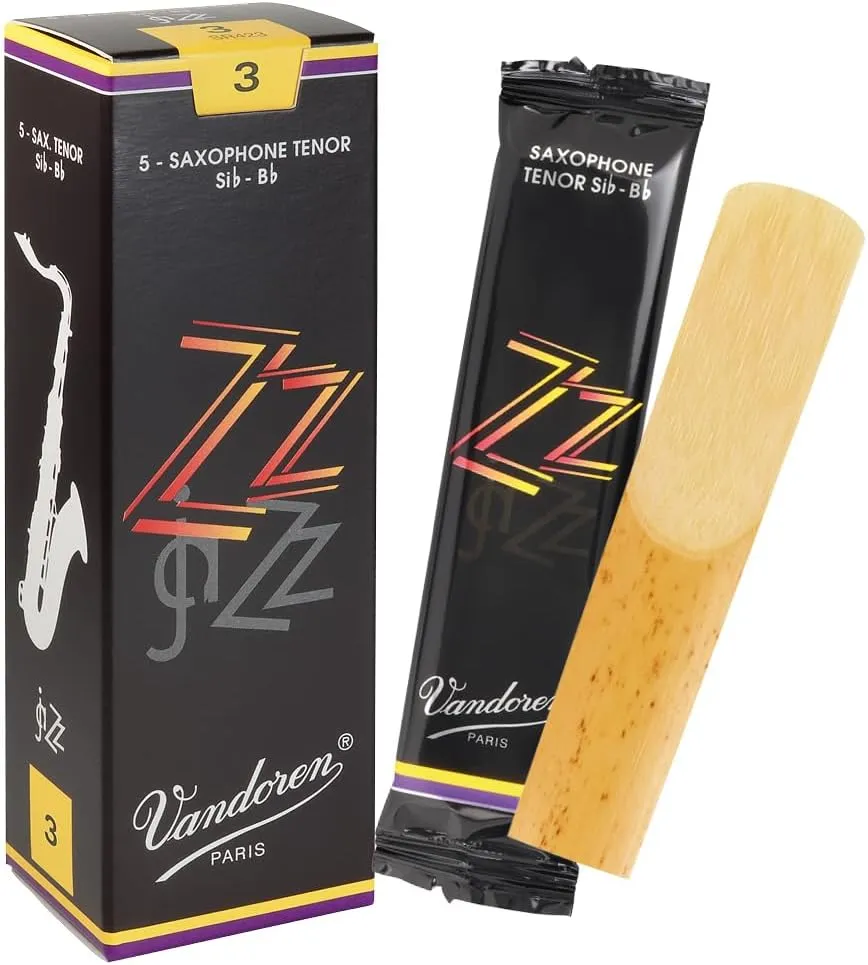 Vandoren SR423 Tenor Sax ZZ Reeds Strength 3; Box of 5