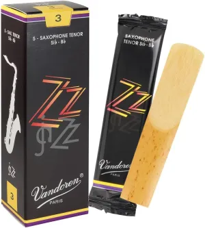 Vandoren SR423 Tenor Sax ZZ Reeds Strength 3; Box of 5