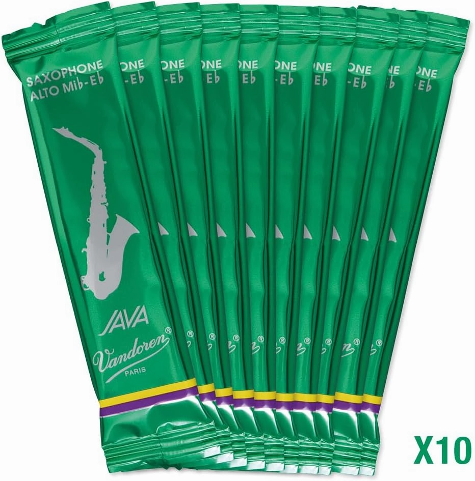 Vandoren SR2625 Alto Sax JAVA Reeds Strength 2.5; Box of 10
