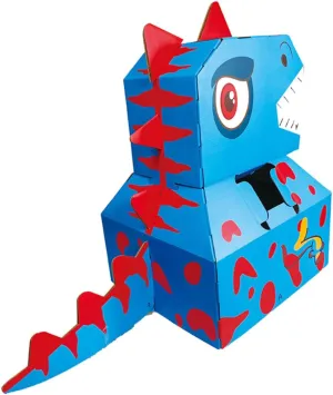 VANZACK 1Pc Creative DIY Dinosaur Carton Model Manual Assembly for Boys Fun Role Playing Activity Engaging Early Learning Supply