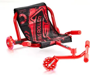 VEVOR Ride on Scooter, Load Capacity of 198 lbs, Swing Side-to-Side for Amazing Ride Powered by Zig-Zag Motion, Ride on Drifting Toy for Ages 10 , Rides on Any Hard Surface for Indoor & Outdoor, Red