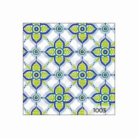 Victorian Colorful Tile Medium - Dollhouse Wallpaper