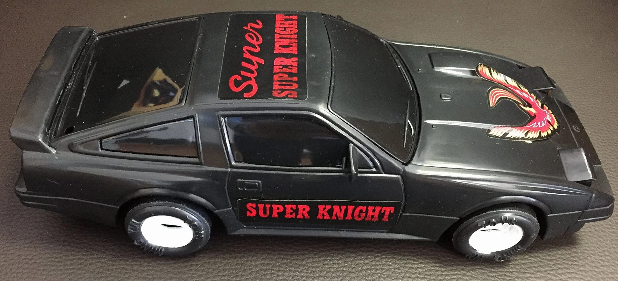 Vintage 1982 Min Yin Super Knight Rider Bootleg Battery Operated 1/16 Scale Model Car Nissan 300ZX Complete And Boxed