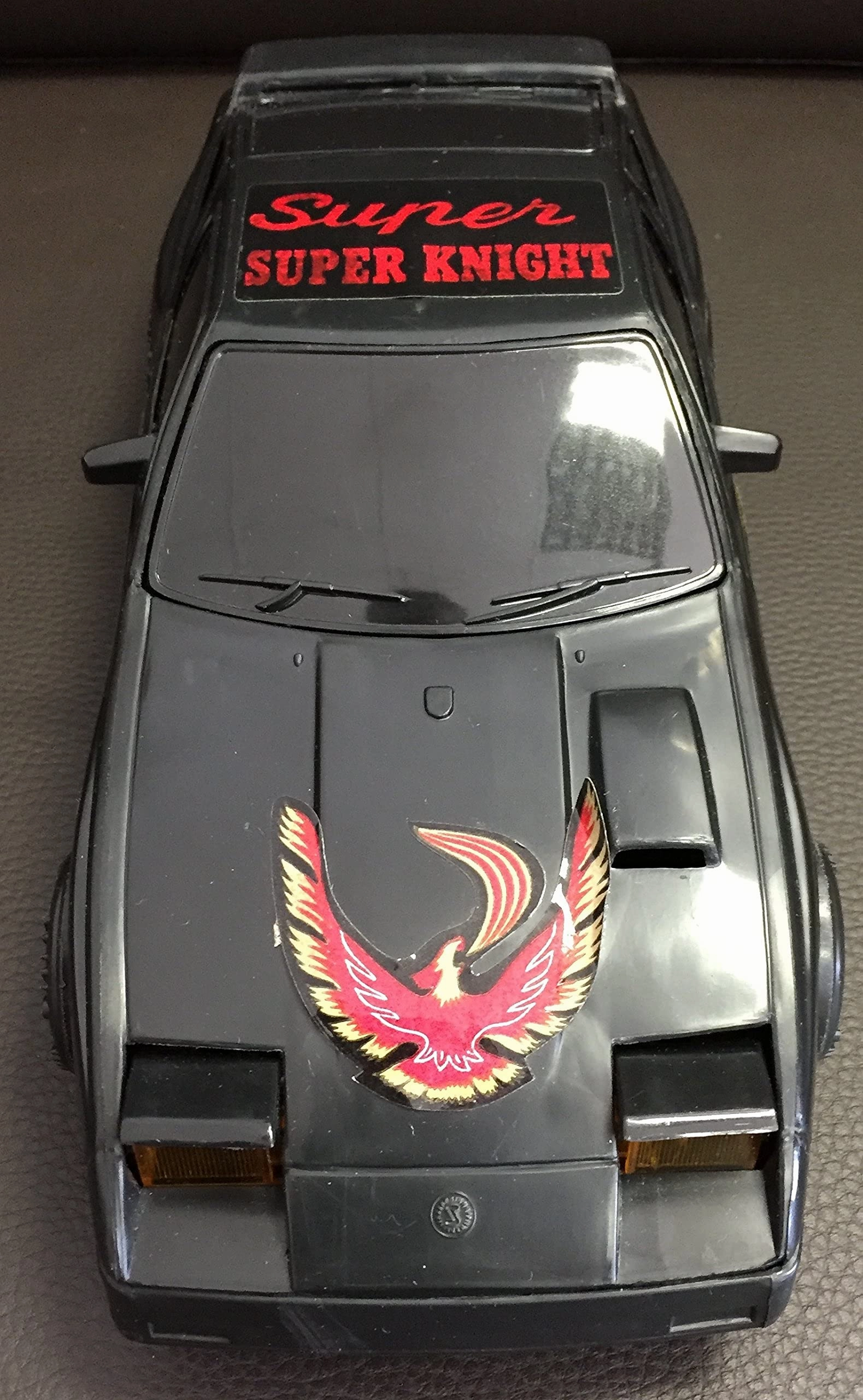 Vintage 1982 Min Yin Super Knight Rider Bootleg Battery Operated 1/16 Scale Model Car Nissan 300ZX Complete And Boxed