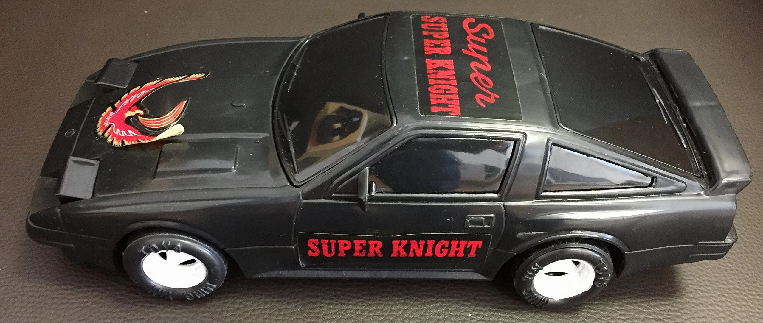 Vintage 1982 Min Yin Super Knight Rider Bootleg Battery Operated 1/16 Scale Model Car Nissan 300ZX Complete And Boxed
