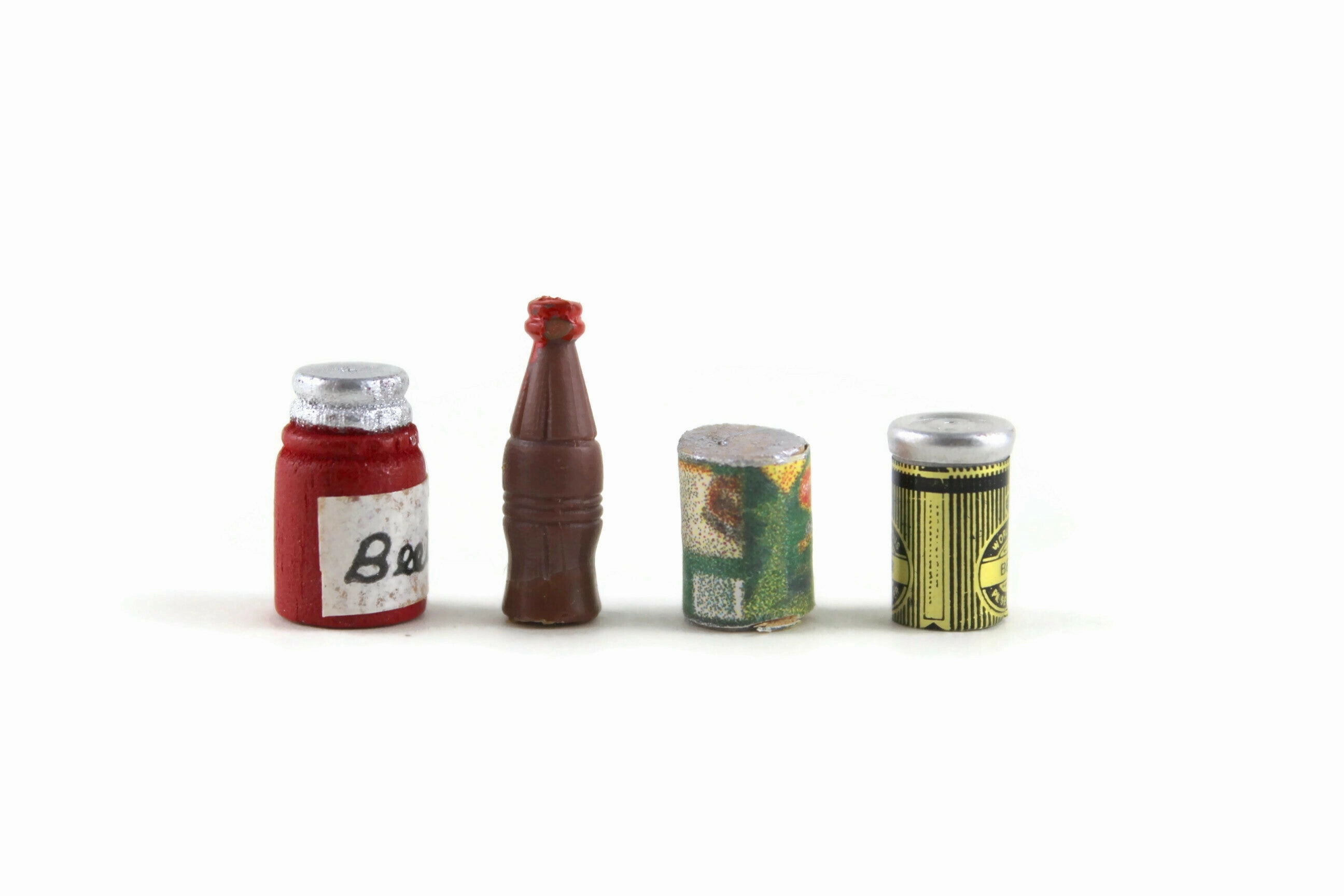 Vintage 1:12 Miniature Dollhouse Food Lot - Set of 10 Boxed Food & Cans