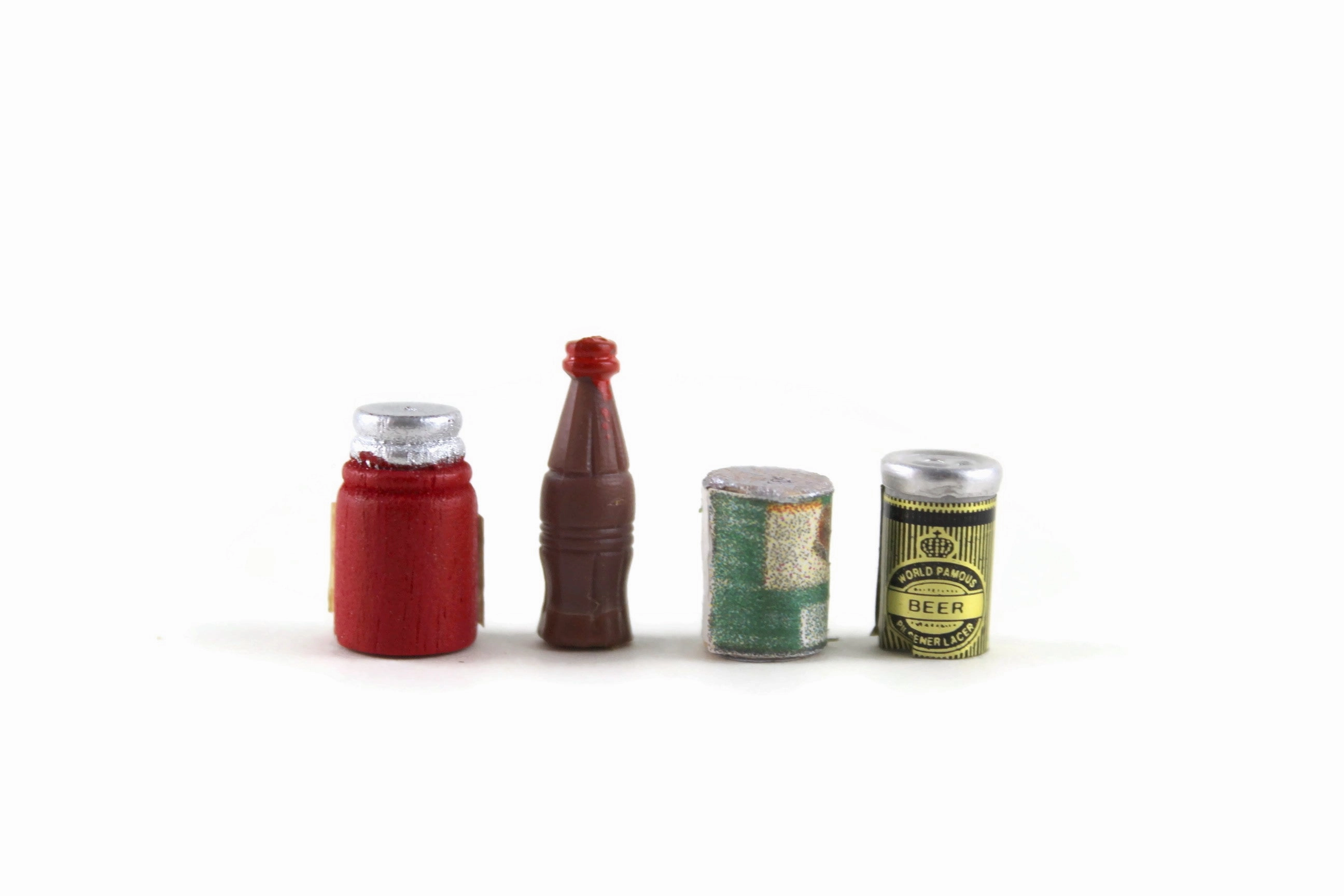 Vintage 1:12 Miniature Dollhouse Food Lot - Set of 10 Boxed Food & Cans