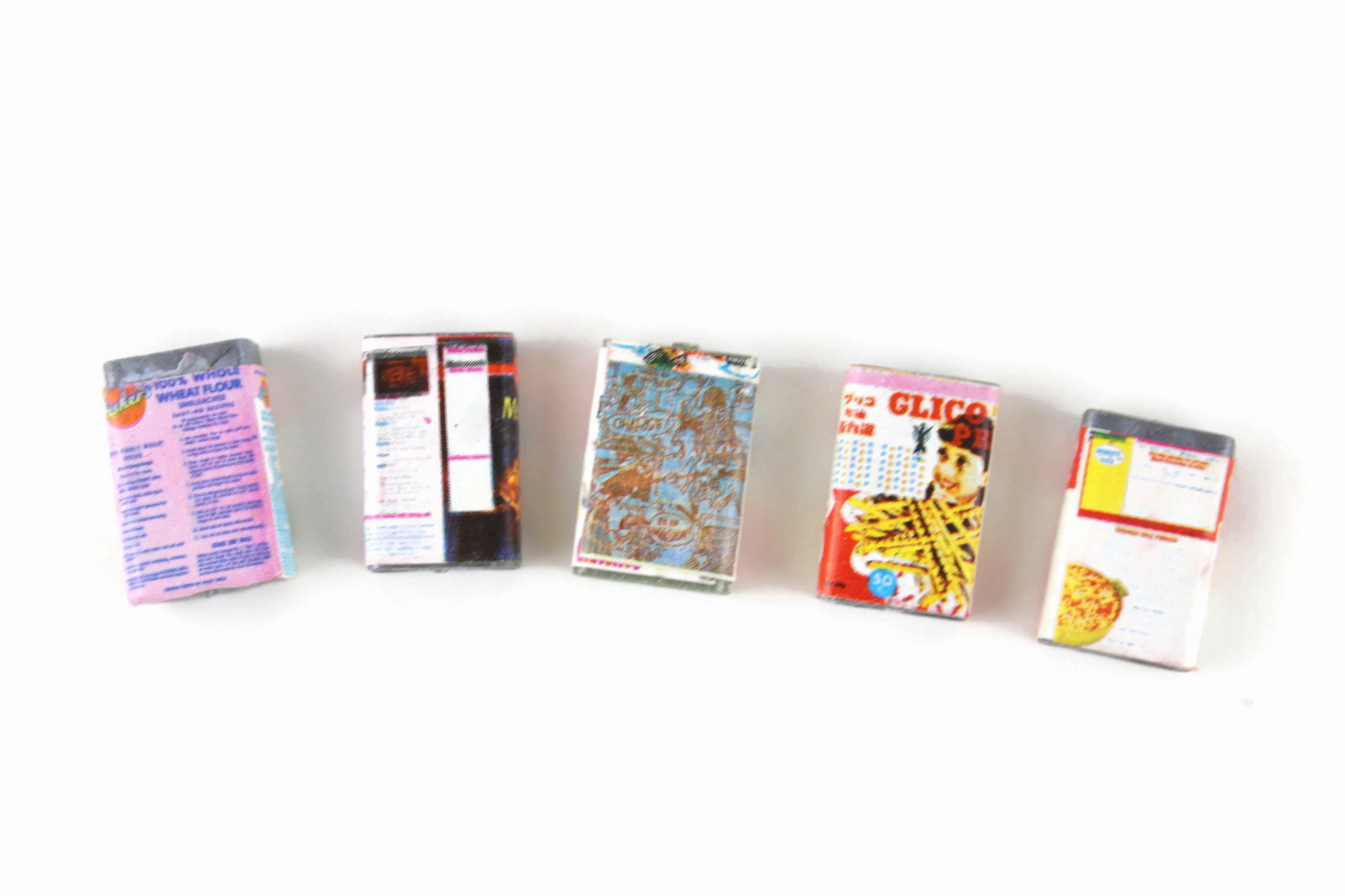 Vintage 1:12 Miniature Dollhouse Food Lot - Set of 20 Boxed Food & Cans