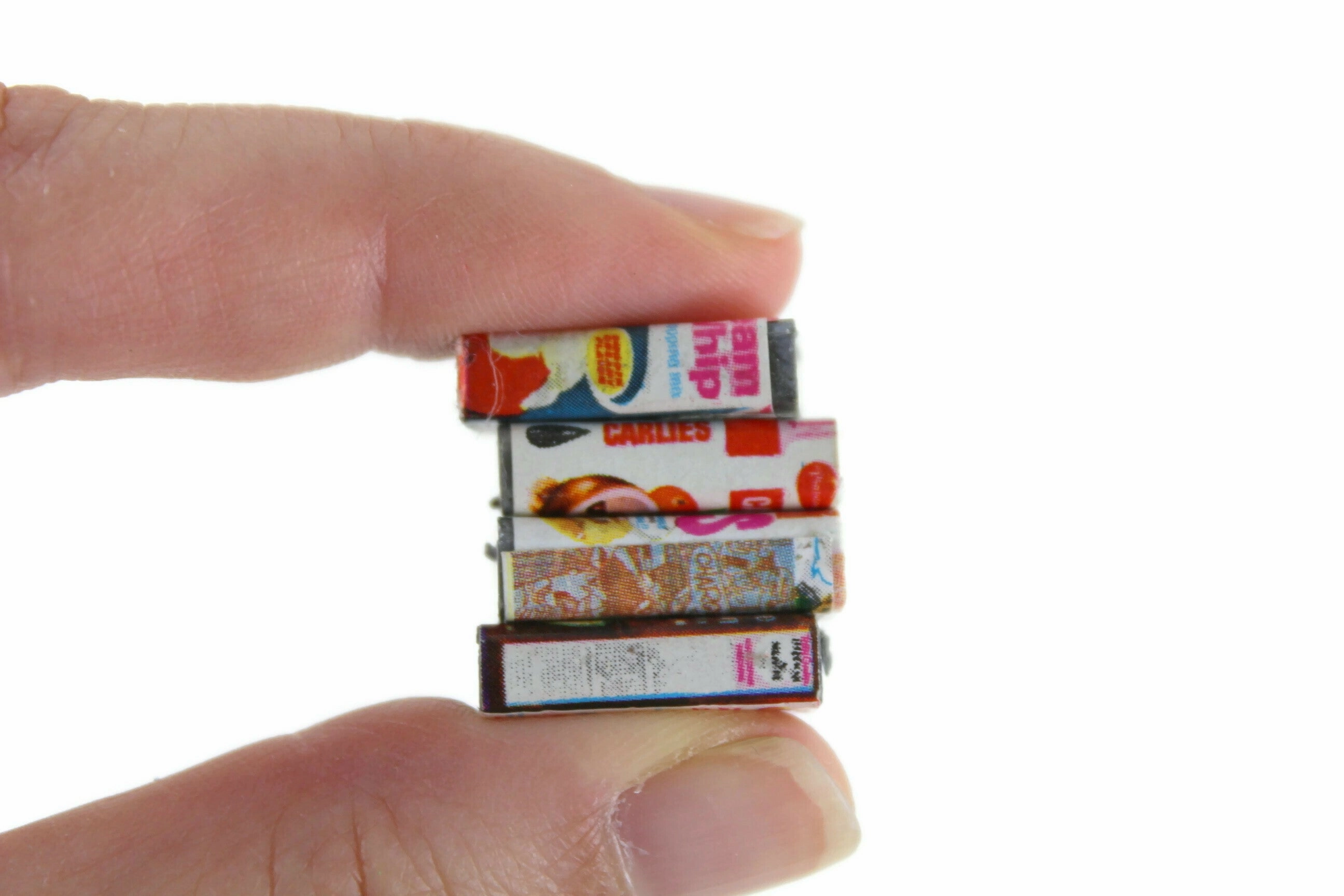 Vintage 1:12 Miniature Dollhouse Food Lot - Set of 20 Boxed Food & Cans