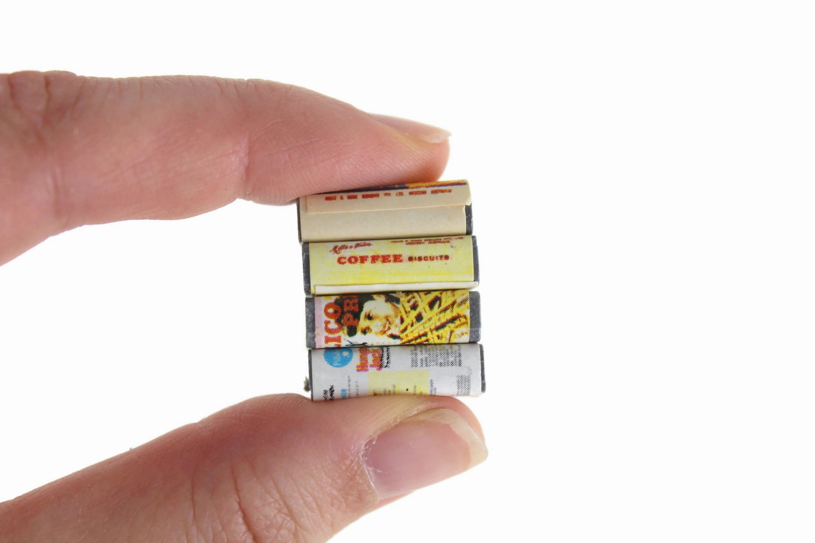 Vintage 1:12 Miniature Dollhouse Food Lot - Set of 20 Boxed Food & Cans