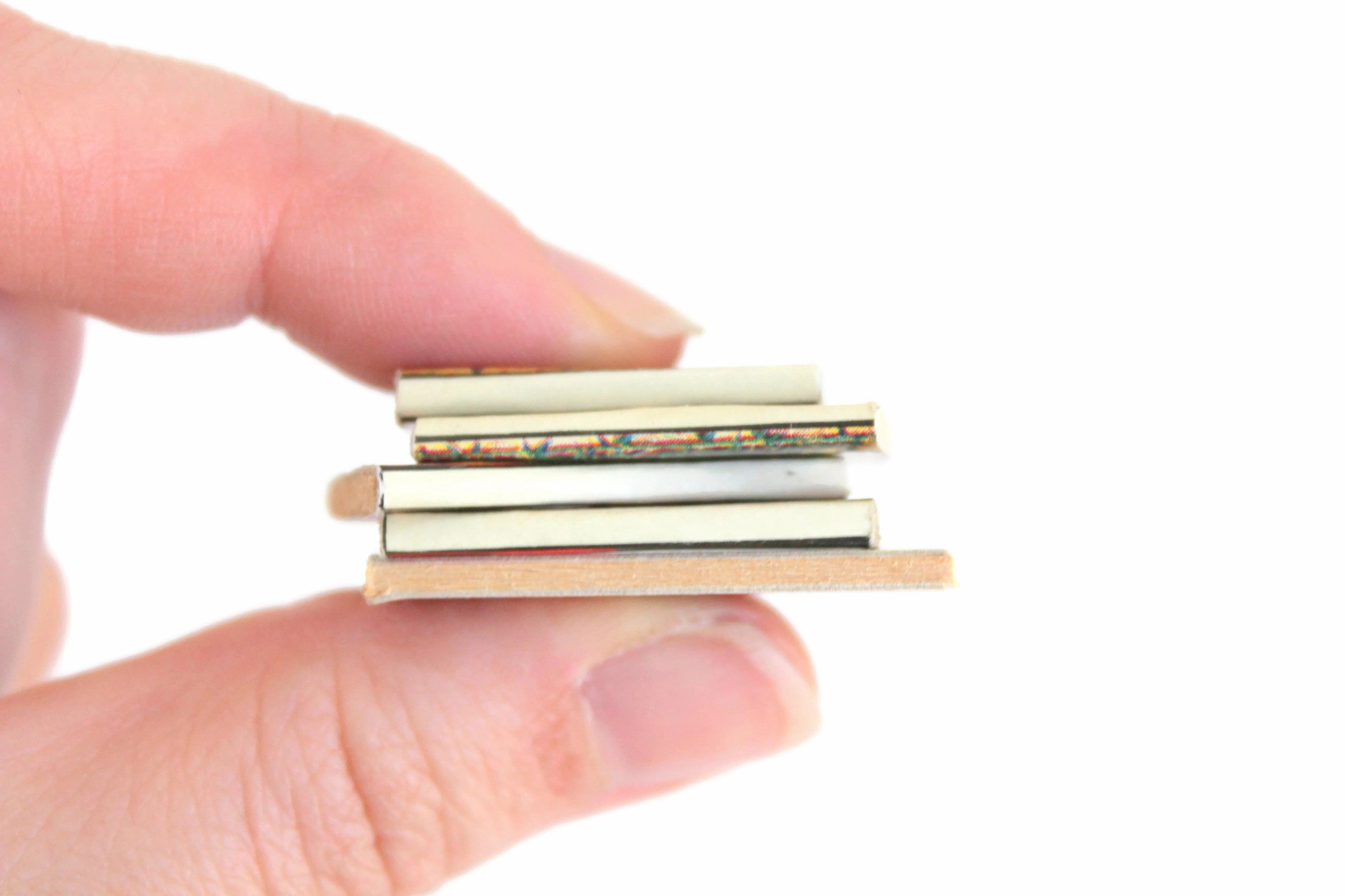 Vintage 1:12 Miniature Dollhouse Set of 5 Children's Storybooks