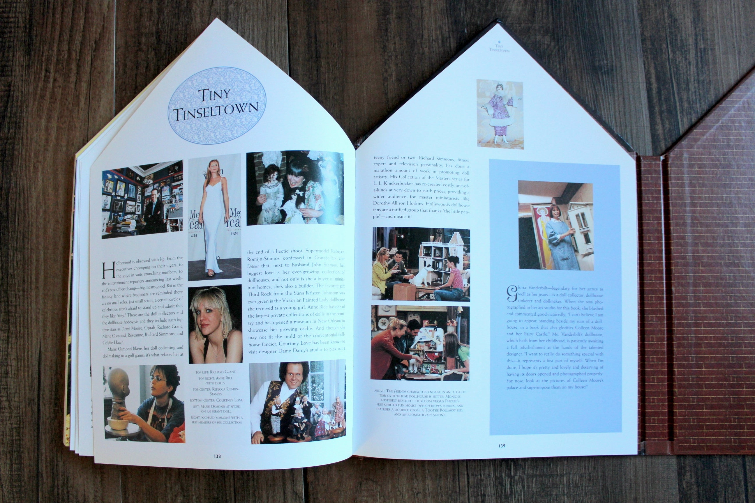 Vintage 'The Doll House Book' by Stephanie Finnegan, An Illustrated Guide to Miniature Mansions