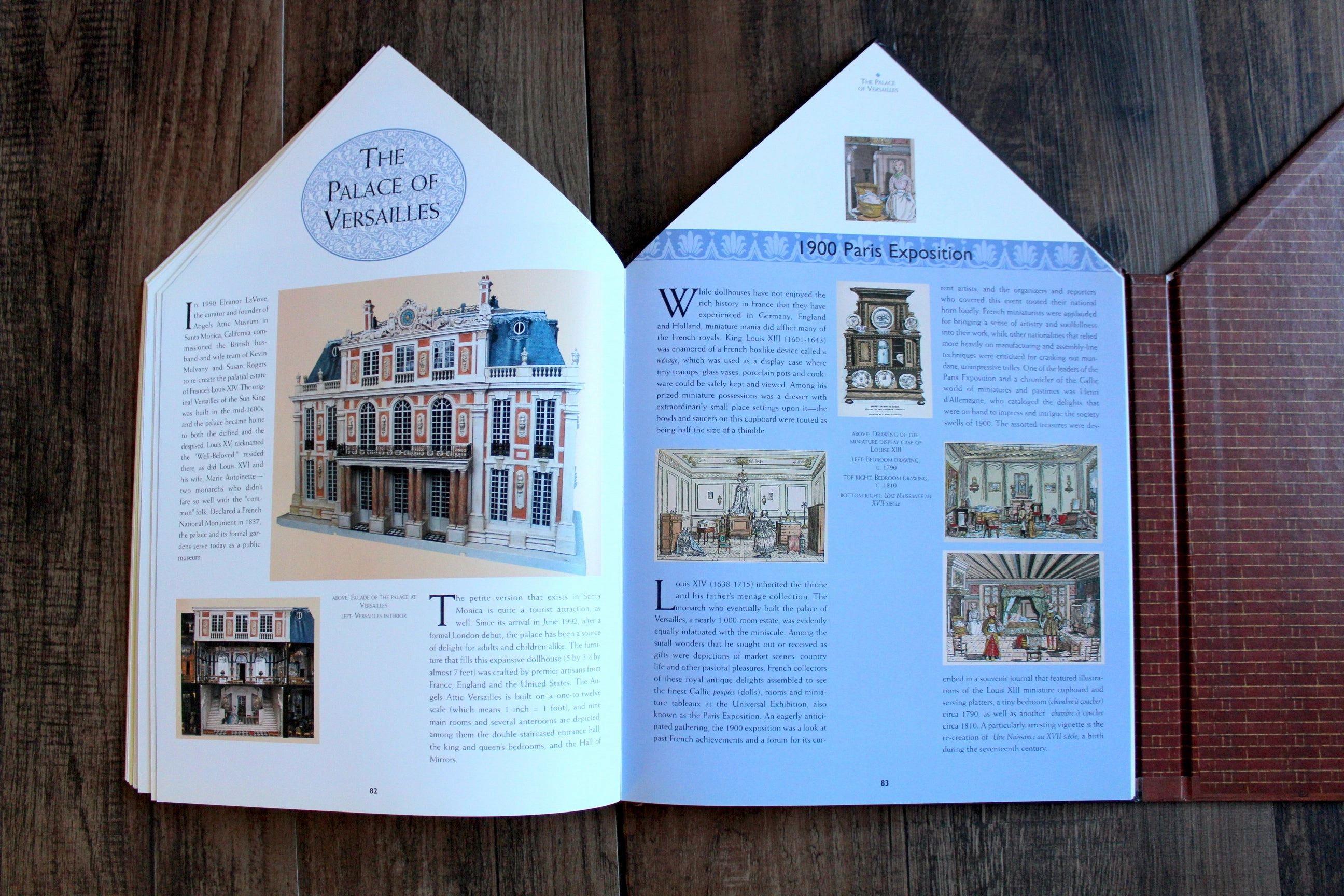 Vintage 'The Doll House Book' by Stephanie Finnegan, An Illustrated Guide to Miniature Mansions
