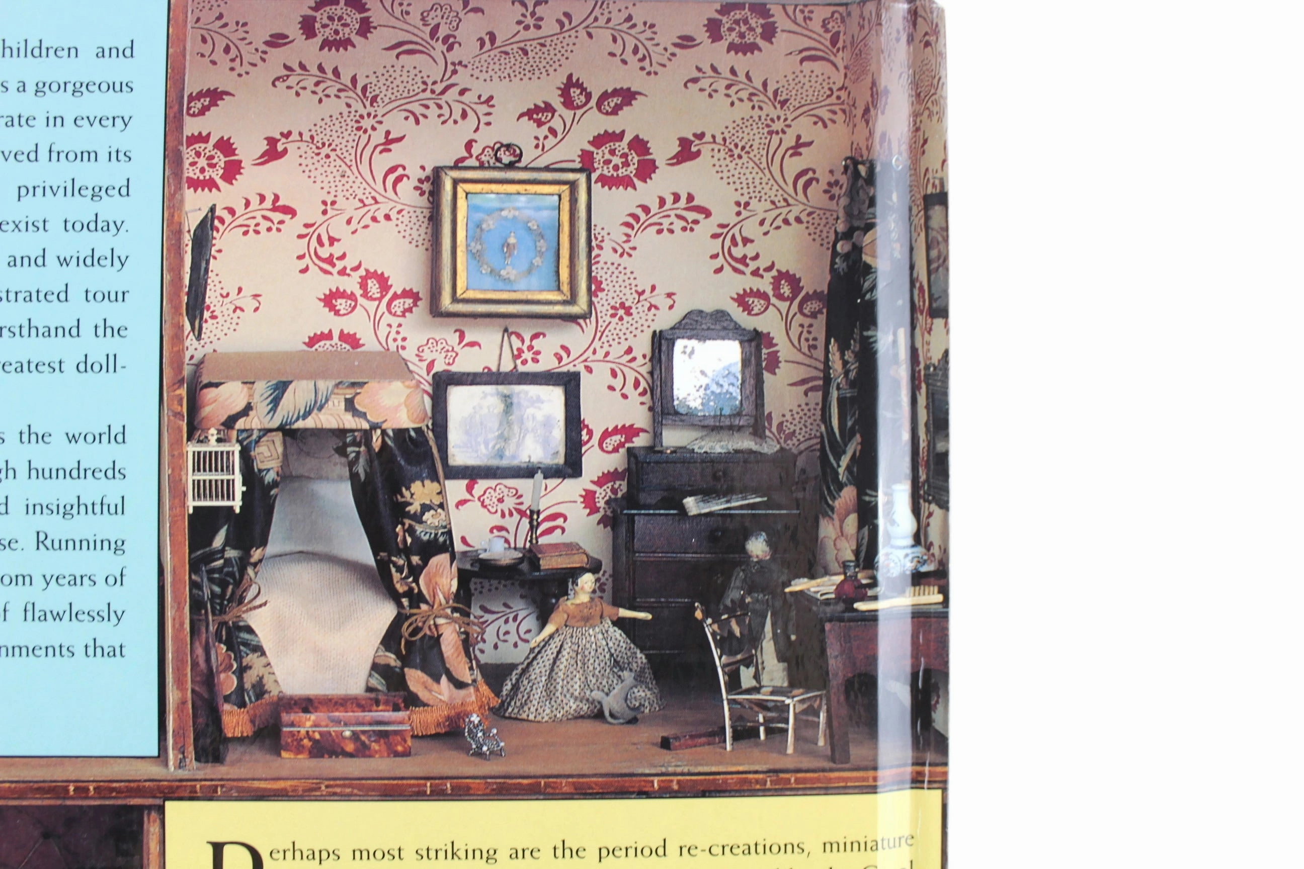 Vintage 'The Doll House Book' by Stephanie Finnegan, An Illustrated Guide to Miniature Mansions
