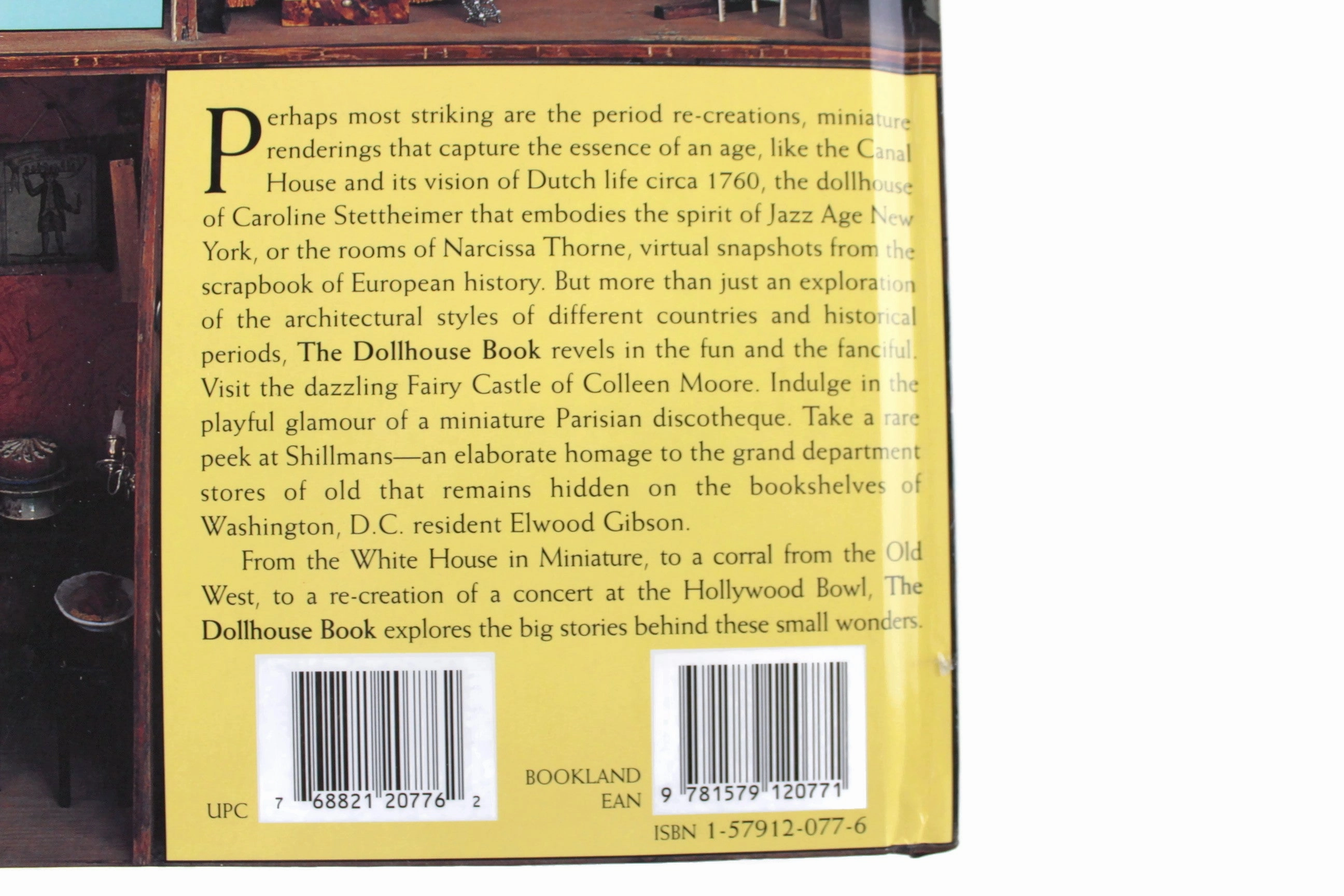 Vintage 'The Doll House Book' by Stephanie Finnegan, An Illustrated Guide to Miniature Mansions