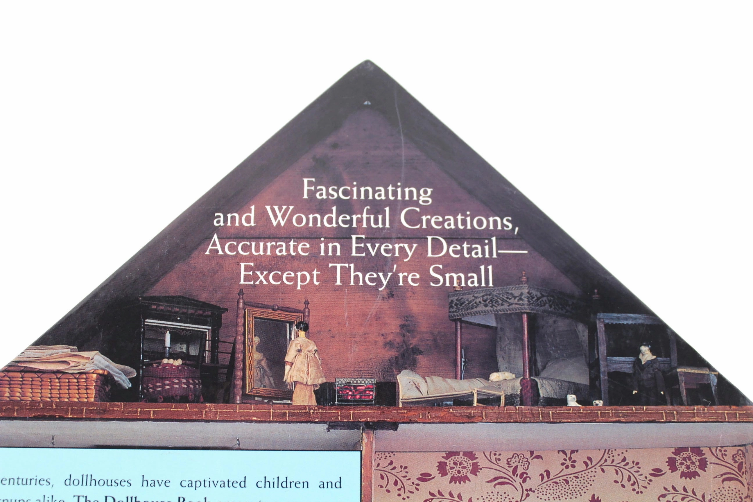 Vintage 'The Doll House Book' by Stephanie Finnegan, An Illustrated Guide to Miniature Mansions