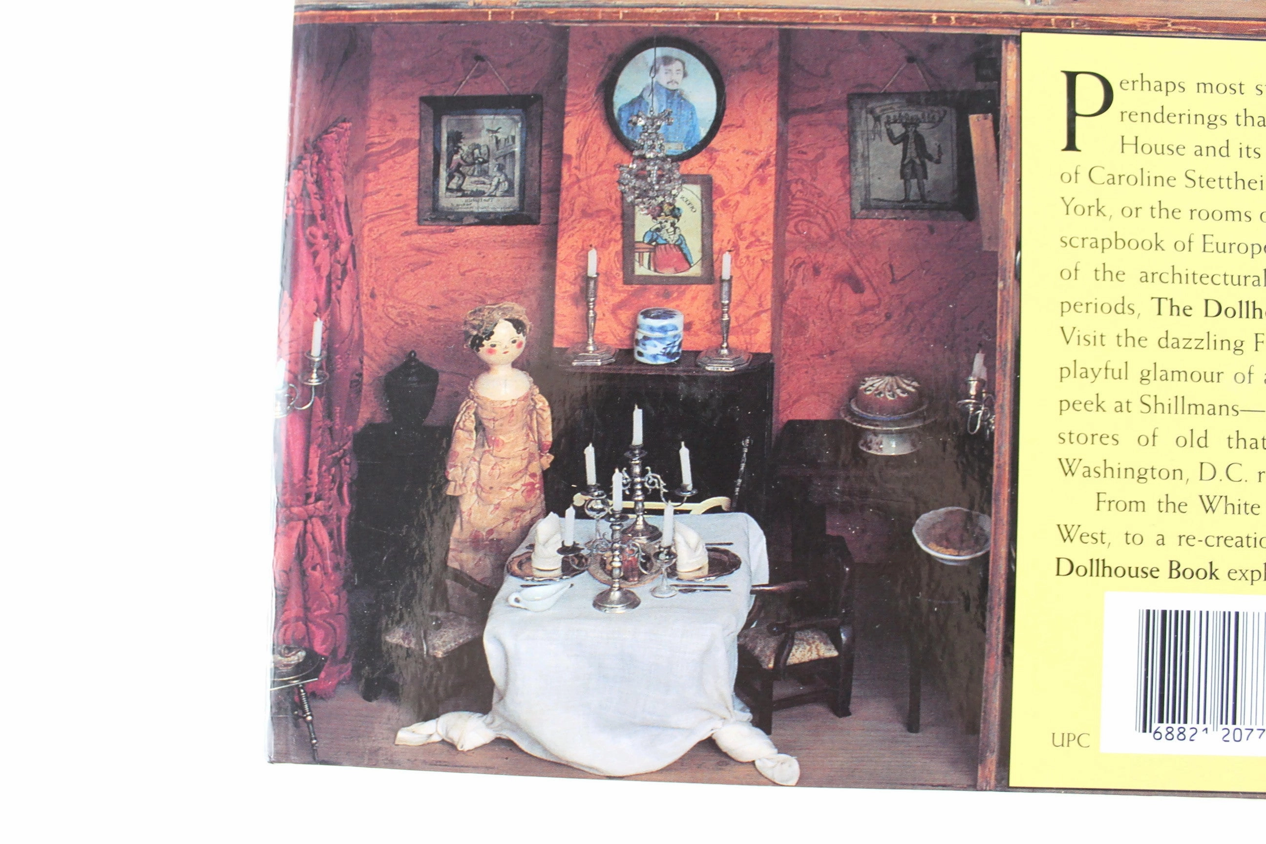 Vintage 'The Doll House Book' by Stephanie Finnegan, An Illustrated Guide to Miniature Mansions