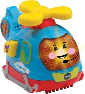 VTech 80-516823 - Toet Toet Cars Harvey Helicopter - Multicolors - for Boys and Girls - from 1 to 5 Years - English Spoken, Multicolor