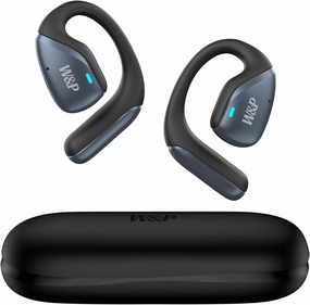 W&P Open Ear Headphones Wireless Bluetooth 5.4,Open Ear Earbuds with Air Conduction,28H Playtime,IPX4 Waterproof,Snug Fit,for Running,Cycling,Hiking,and Workout