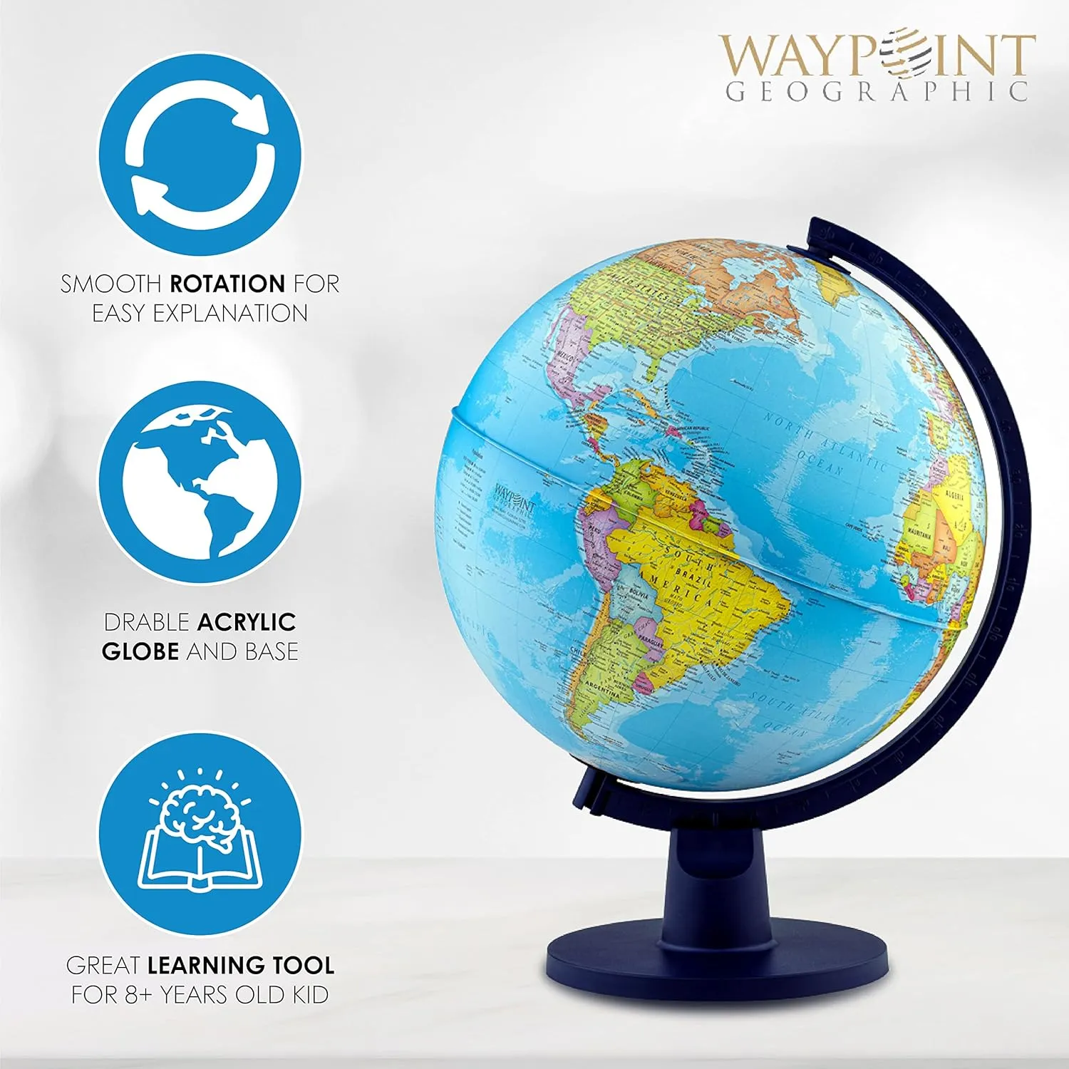 Waypoint Geographic Scout Student Desk World Globe